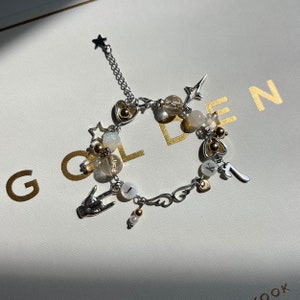 Jungkook Golden Album Inspired Bracelet | Jungkook Bracelet | Handmade Bracelet | BTS solo | BTS Jewelry
