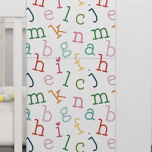 ABC&#39;s zachte fleece babydeken, regenboogprint