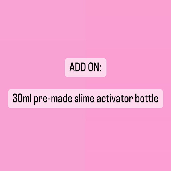 30ml slime activator spray bottle | UK seller