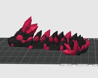 Baby crystal dragon 2025, Articulated Baby Crystal Dragon