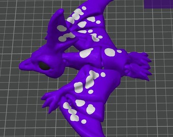Nyctosaurus, Articulated Nyctosaurus, 3D printed Nyctosaurus Cinderwing