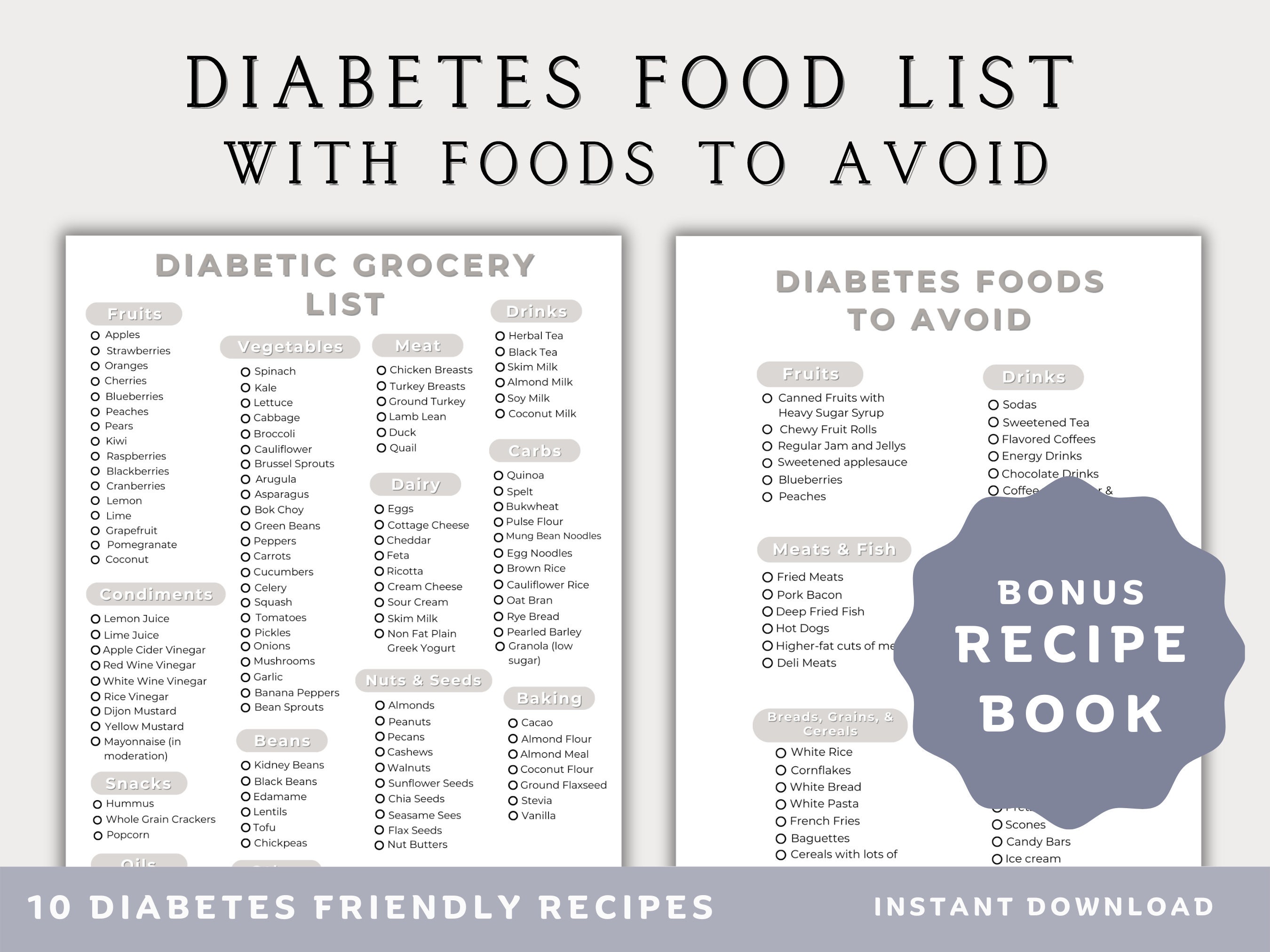 diabetic-food-list-printable-pdf-type-2-diabetes-grocery-etsy-canada