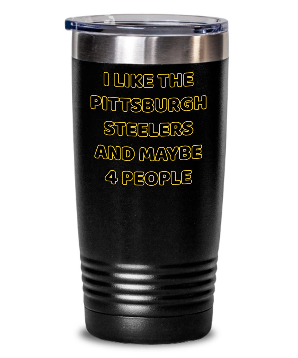 Pittsburgh Steelers 18 oz. Stealth HUSTLE Travel Mug – Great American