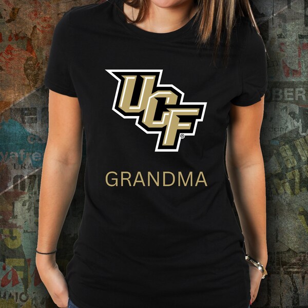 UCF Grandma Unisex Shirt, University of Central Florida Knights T-Shirt, Gifts for Grandma Granny, Personalized Grandma