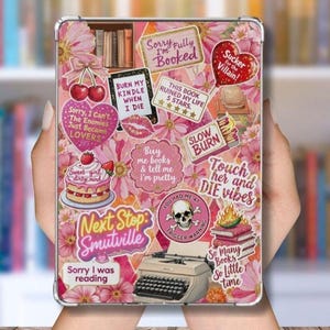 Pink Smut Kindle Insert | Romance Reader Printable Kindle Skin | Pink Reader Sticker Insert | Paperwhite 10, 11, 12th Gen, Basic, Colorsoft