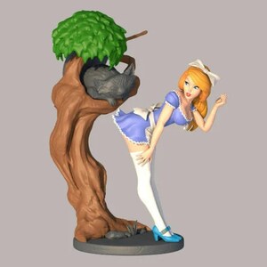 Alice Falling NFSW - STL 3D print files