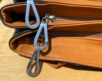 Peruzzi/firenze Genuine Black and Tan Leather Handbag - Etsy