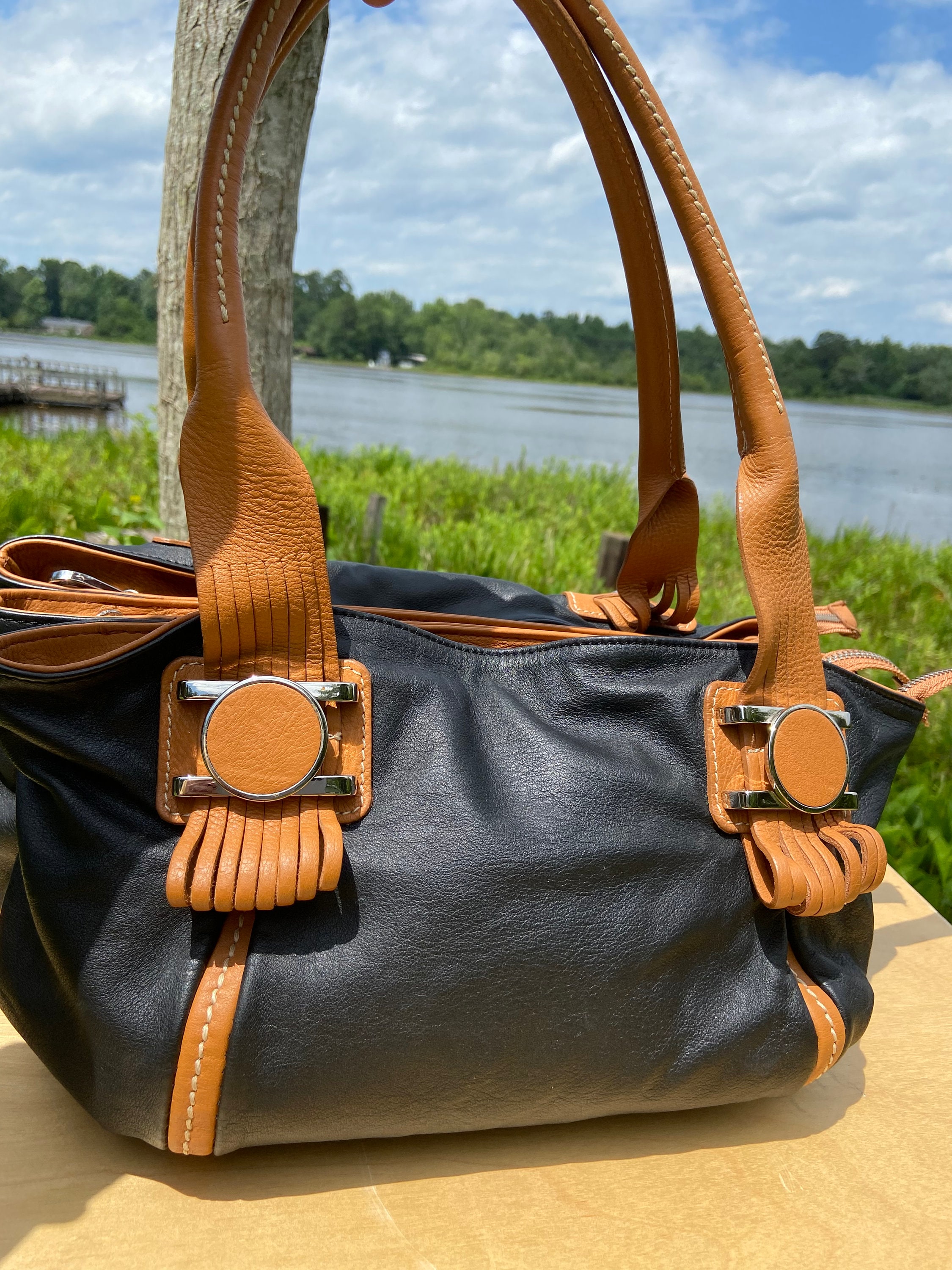 Peruzzi Firenze Leather Handbag