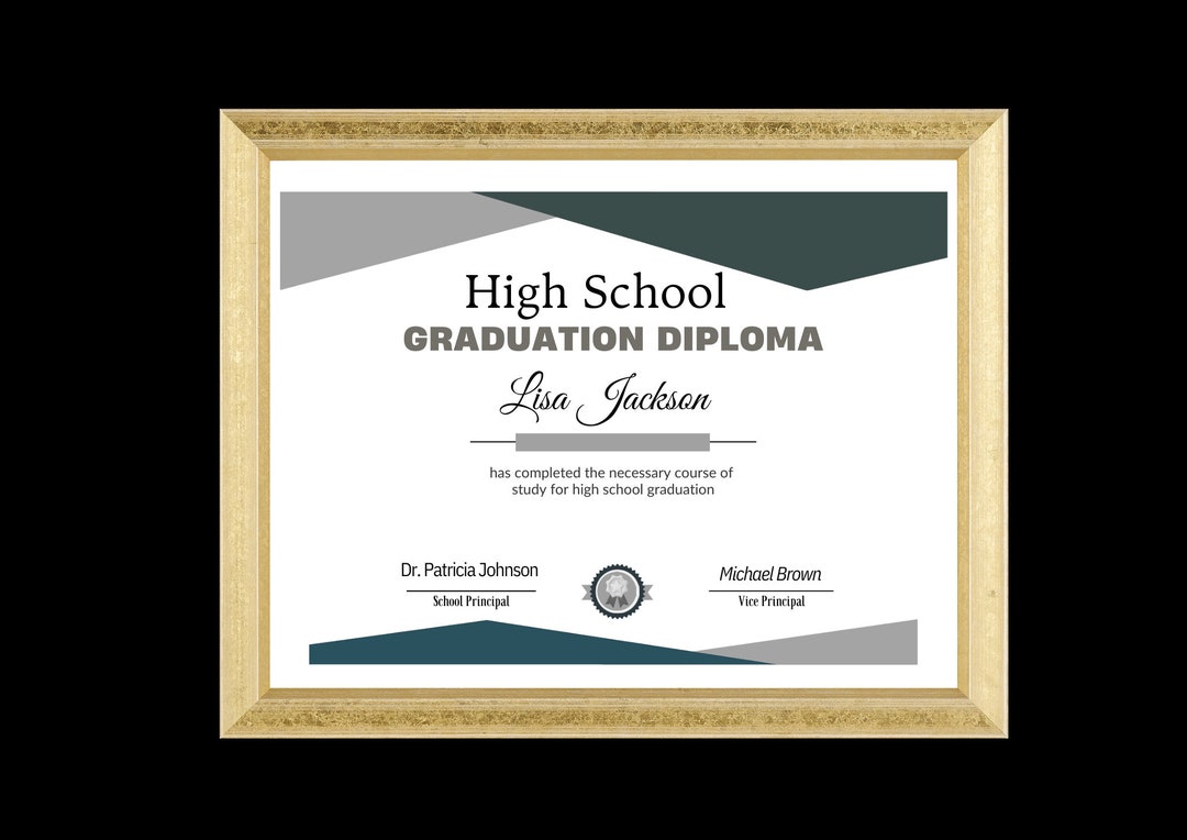 Homeschool 8th Grade Graduation Diploma-printable, Digital Download ...