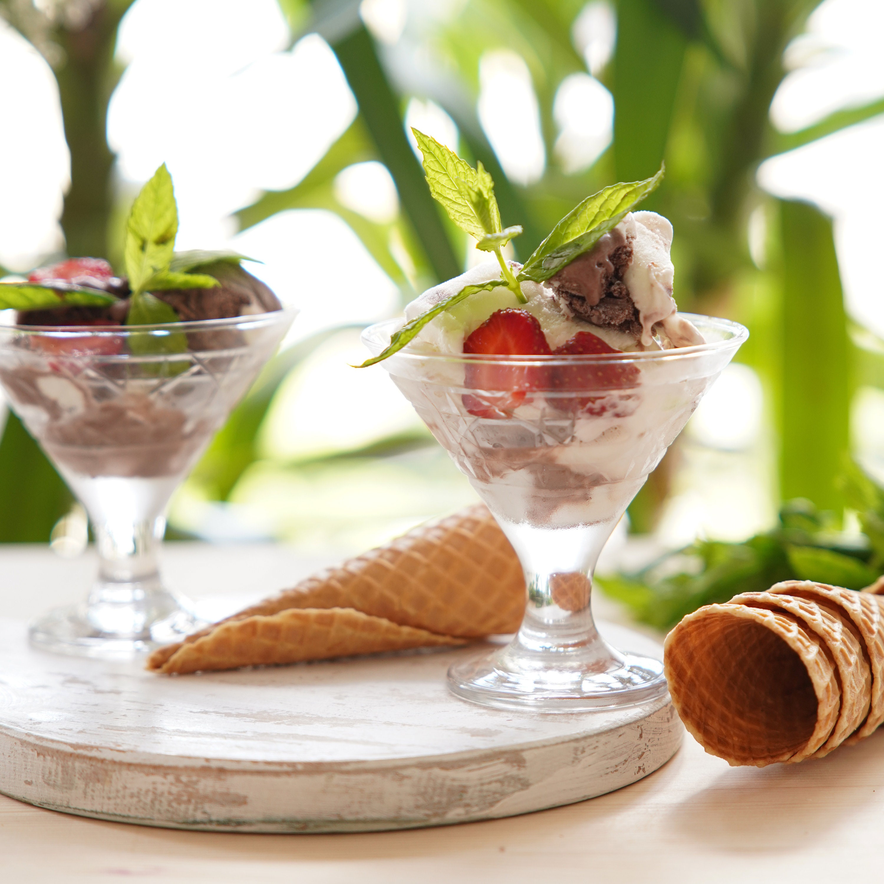 Colored Glass Ice Cream Bowl, Colorful Glasses Cup, Colorful Crystal