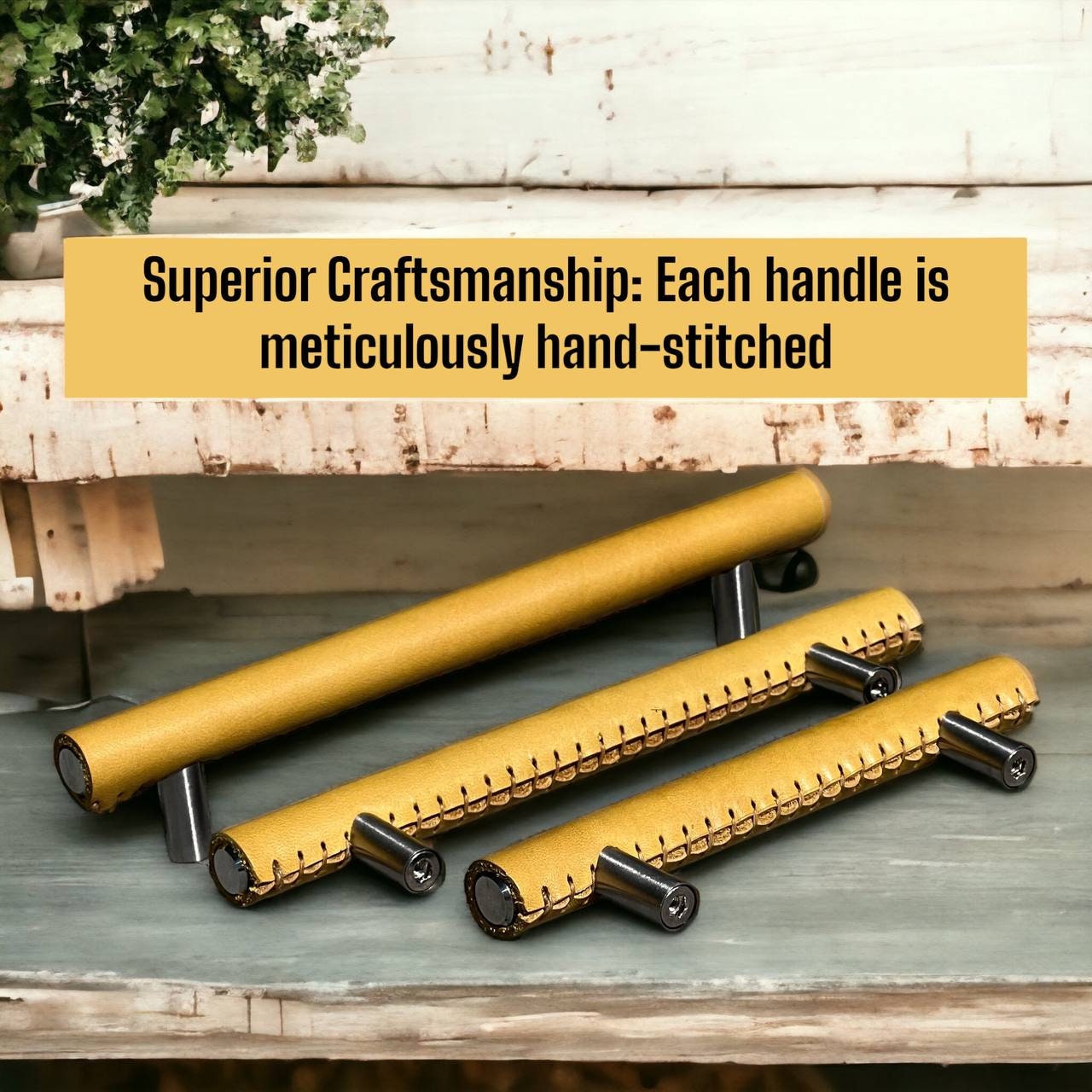 Leather Pulls Minimalist Leather Handles Leather Etsy