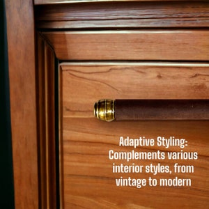 leather drawer handles