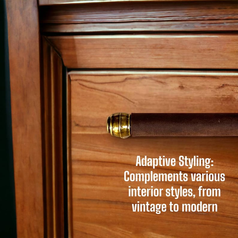 leather drawer handles