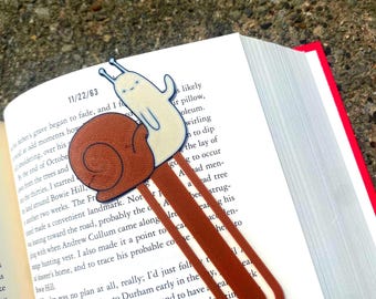 Adventure Time Snail Bookmark: 3D Printed PLA Book Accessory