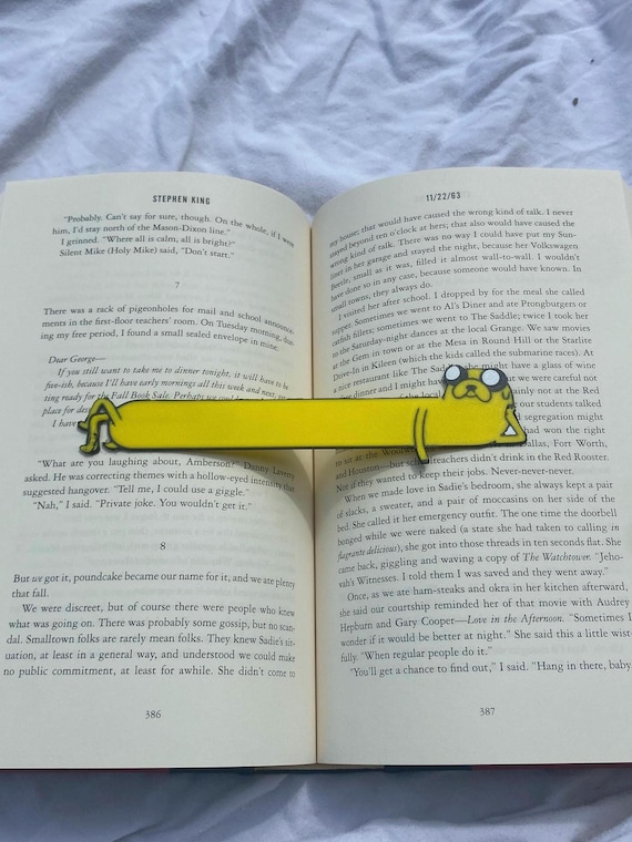 Jake the Dog Bookmark: 3D Printed Adventure Time Gift