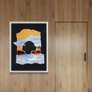 Parallel Timelines Interlocking (Collage Print)