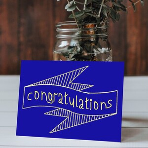 Congratulations Card Printable Graduation Card Congrats Card Class 2023 Cap and Gown Card Instant Download