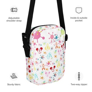 Disney crossbody bag, Disneyland bag, Disney World bag, Cross body  bag, Disneyland crossbody, Disney World Crossbody