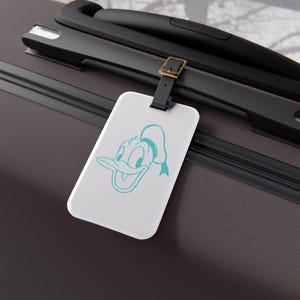 Donald Duck Tag, Disney Luggage Tag,  Disneyland luggage tag, Disney World luggage tag, Blue Luggage Tag, Retro Donald Duck Luggage Tag