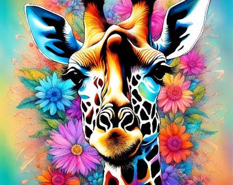 Upholstery Velvet Panel, Waterproof Polyester, Soft Velvet Fabric for Furniture, Cushions & DIY Projects: Giraffe Print