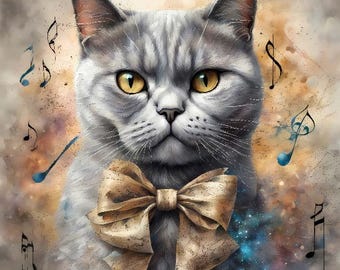 Upholstery Velvet Panel, Waterproof Polyester, Soft Velvet Fabric for Furniture, Cushions: Cat Print