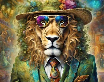 Upholstery Velvet Panel, Waterproof Polyester, Soft Velvet Fabric for Furniture, Cushions & DIY Projects: Lion