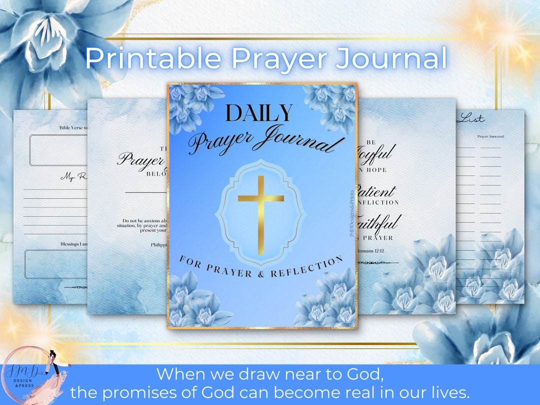 Daily Prayer Journal Printable - Daily Devotional - Mother’s Day Gift ...