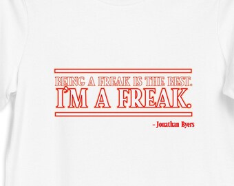Stranger Things T-Shirt: 'Ich bin ein Freak' Frauen Relaxed Fit T-Shirt