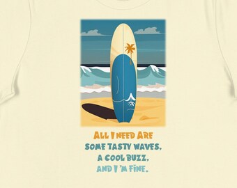 Fast Times at Ridgemont High Frauen T-Shirt: Spicoli Tasty Waves