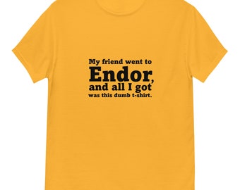 Star Wars Episode VI Themed My Friend Went to Endor Leichtes T-Shirt