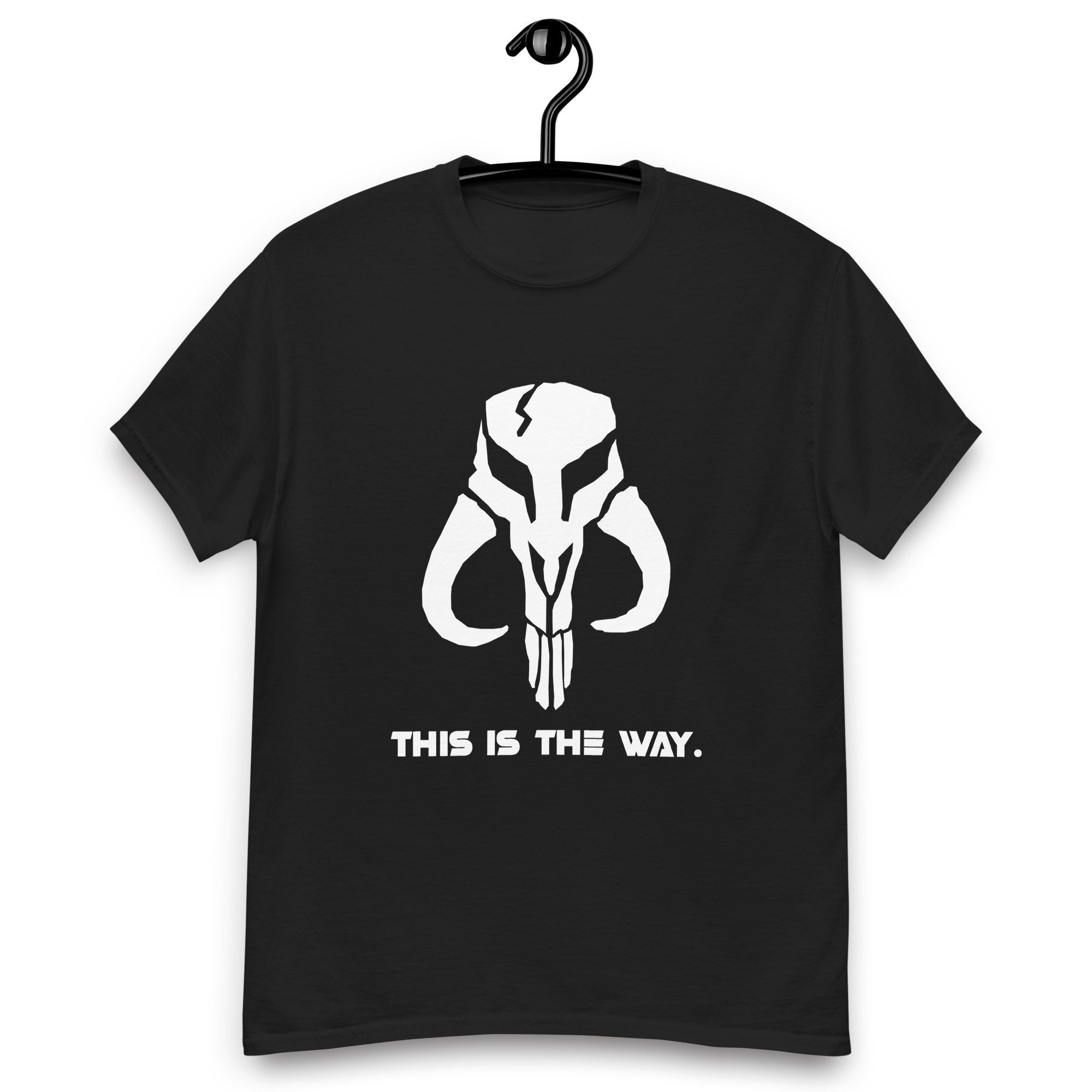Star Wars Mandalorian Themed This is the Way White Mythosaur