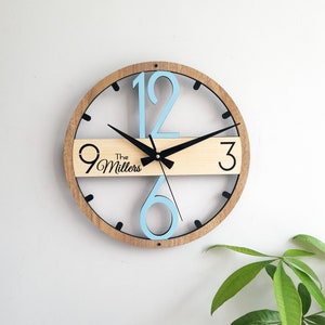 Horloge murale personnalisée,Design moderne et unique,Décoration murale pour salon,Chambre à coucher,Cuisine,Maison,Bureau,Cadeau pour elle,Ami,Horloge silencieuse image 3