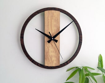 Horloge murale minimaliste, horloges d'art murales modernes, silencieux, anti-cliquetis, décoration murale pour salon, chambre, cuisine, maison, bureau, cadeau pour elle, amis