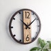 Modern Minimalist Wall Clock,decorative Wooden Clock for Living Room ...