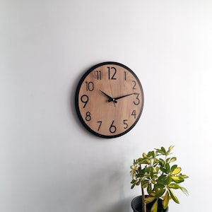 Große Wanduhr,moderner Bauernhaus-Landhausstil,leise,nicht tickend,Dekor Wanduhr für Wohnzimmer Schlafzimmer Küche Büro,Geschenk für Freunde Bild 7