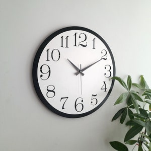 Big Modern Clock for Wall,Decorative Unique Design,Wall Decor for Living Room,Bedroom,Kitchen ,Home,Office,Gift for Her,Friends,Silent Clock image 4