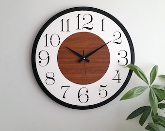 Reloj de pared decorativo, relojes de pared blancos personalizados, decoración de pared para sala de estar, dormitorio, cocina, hogar, oficina, regalo para ella, amigos, reloj silencioso