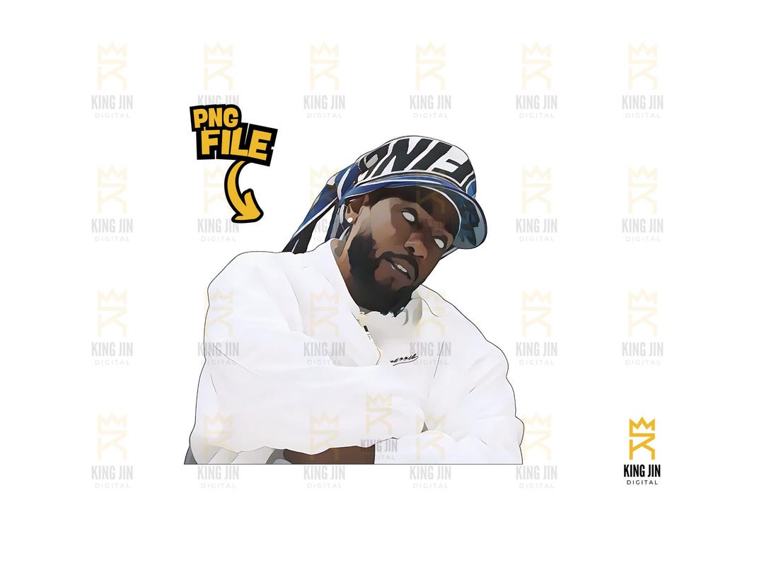 Kendrick Lamar Not Like Us PNG Poster, Hip Hop Art for Shirts, Merch