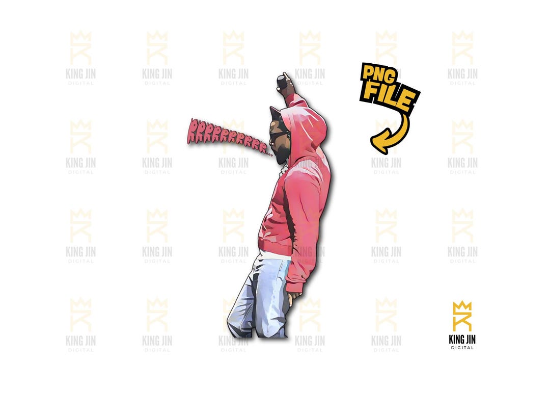 Kendrick Lamar "not Like Us" PNG: Hip Hop Art (digital Download) - Etsy