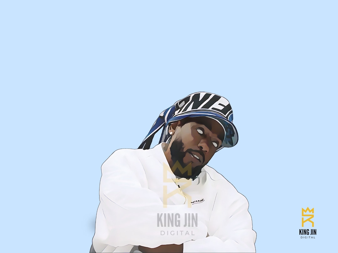 Kendrick Lamar, Not Like Us Music Video, Ovo, PNG File, Instant ...