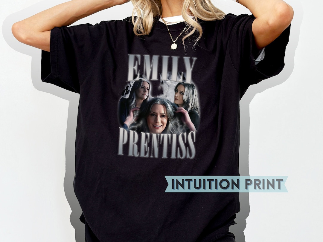 Emily Prentiss S16 Vintage T-shirt Design, Criminal Minds
