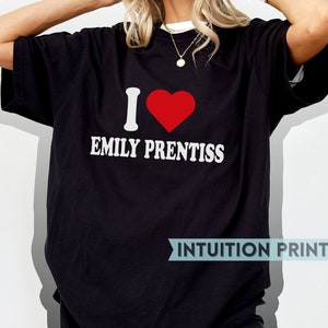 I Heart Emily Prentiss T-Shirt Design, Criminal Minds Fan Gift, Paget Brewster