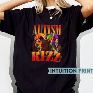 Autism Rizz Spencer Reid Vintage T-Shirt Design, Criminal Minds Fan Gift, Matthew Gray Gubler