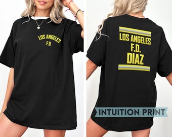 Eddie Diaz Firefighter Turnout Nine One One T-Shirt Design Firefighter Show Fan Gift Buck Eddie Ryan Guzman