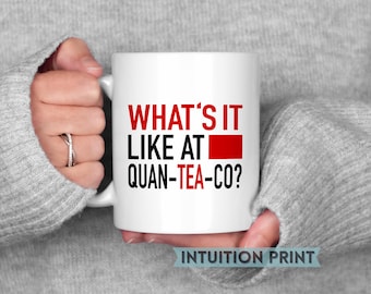 Quan-Tea-Co 11oz Mug Design Crime Show Criminal Minds Fan Gift Penelope Garcia Quote