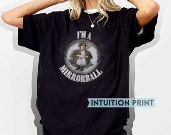 Spencer Reid Mirrorball Vintage T-Shirt Design, Criminal Minds Fan Gift, Matthew Gray Gubler