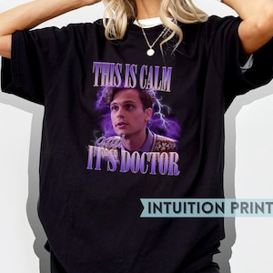This Is Calm & It's Doctor Spencer Reid Vintage T-Shirt Design Criminal Minds Fan Gift Matthew Gray Gubler