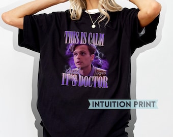 This Is Calm & It's Doctor Spencer Reid Vintage T-Shirt Design Criminal Minds Fan Gift Matthew Gray Gubler