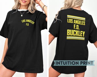 Buck Firefighter Turnout Nine One One T-Shirt Design Firefighter Show Fan Gift Buck Eddie Oliver Stark