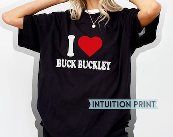 I Heart Buck Buckley Nine One One T-Shirt Design, Firefighter Show Fan Gift, Oliver Stark